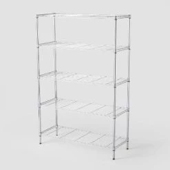5 Tier Wide Wire Shelving - Brightroom™ Chrome -Brightroom shop GUEST 0fe07d0a 6ff8 42f4 9330 583e85ce96cb