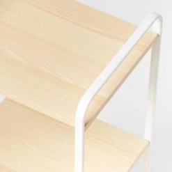 Short Wood Bath Storage Tower White Metal - Brightroom™ -Brightroom shop GUEST 12d613b6 e481 4619 b916 97a6adacffbb