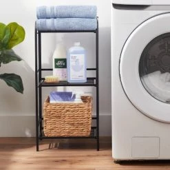 Folding 3 Shelves Black - Brightroom™