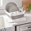 Plastic Collapsible Dish Rack with Drip Tray White - Brightroom™ -Brightroom shop GUEST 1cddbebd 6d9c 45a7 8661 f3f03c839daa