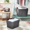 Felt Basket with Stitching - Brightroom™ Dark Gray -Brightroom shop GUEST 2727810c a4dd 4359 92ec a34c0667f471
