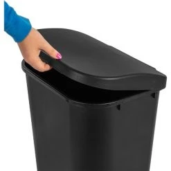 11.3gal Lift Top Waste Basket Black - Brightroom™ -Brightroom shop GUEST 374c1b5a 3969 4ece ae38 e552e3a34b9d
