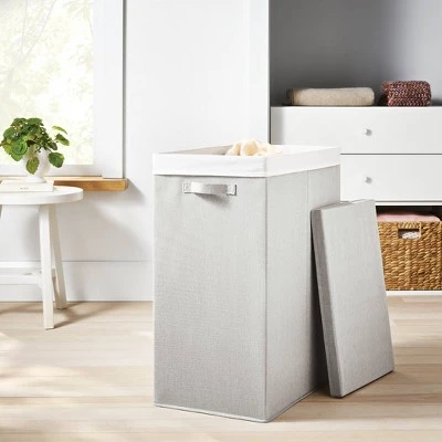 Collapsible Hamper Gray - Brightroom™ 3 Collapsible Hamper Gray - Brightroom™