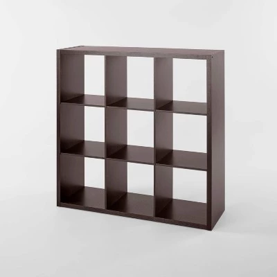 9 Cube Organizer - Brightroom™ Black Oak 7 9 Cube Organizer - Brightroom™ Black Oak - Image 5