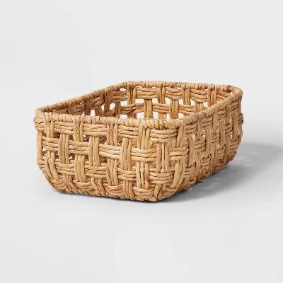 Rectangular Twisted Open Checkered Weave Basket - Brightroom™ 6 Rectangular Twisted Open Checkered Weave Basket - Brightroom™ - Image 4