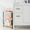 Small Space Wood Storage Cabinet Black Metal - Brightroom™ -Brightroom shop GUEST 56bb8045 98bb 4d77 9788 3f9af44f6d28