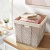 Twisted Rope Laundry Basket Gray - Brightroom™ -Brightroom shop GUEST 576831a5 2da7 46ce b7d1 68df51a2e89f