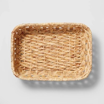 Rectangular Twisted Open Checkered Weave Basket - Brightroom™ 4 Rectangular Twisted Open Checkered Weave Basket - Brightroom™ - Image 2