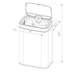 Motion Wastebasket with Liner - Brightroom™ -Brightroom shop GUEST 7f75f16e 95a3 4cab a642 97207e054cc7