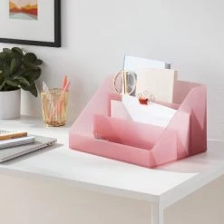 Large Desktop Organizer Powder Rose - Brightroom™