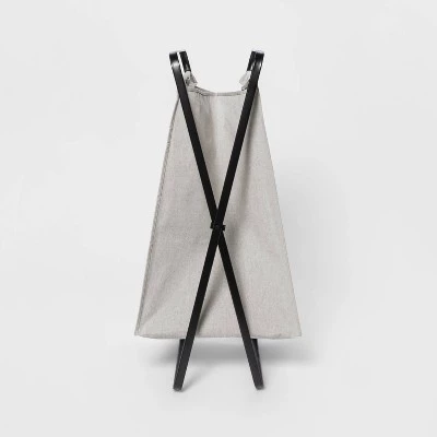 Folding X-Frame Hamper Matte Black - Brightroom™ 6 Folding X-Frame Hamper Matte Black - Brightroom™ - Image 4