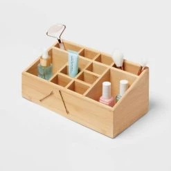 10" x 5" x 4" 12 Compartment Bamboo Countertop Organizer - Brightroom™ -Brightroom shop GUEST 8c744fa1 c40c 4a18 88b5 85111e9829ce