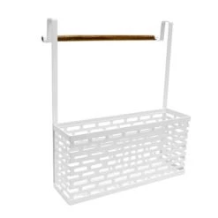 Punched Metal Over The Door Organizer White - Brightroom™ -Brightroom shop GUEST a1426539 b778 471e 83a4 6a54426eff68