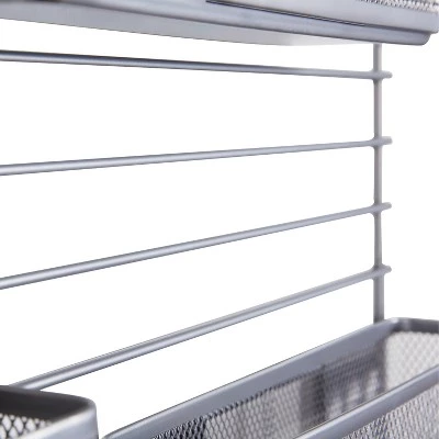Mesh Additional Wall Organization Tools Silver - Brightroom™ 5 Mesh Additional Wall Organization Tools Silver - Brightroom™ - Image 3