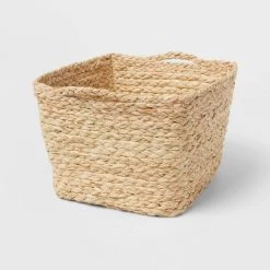 Square Braided Rafia Basket - Brightroom™ Natural -Brightroom shop GUEST a9915945 5924 417f b91e 8b64fded80b9