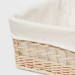 Tapered Woven Basket with Liner - Brightroom™ -Brightroom shop GUEST af58b0a3 5471 4e52 bb35 e0c33f396f01