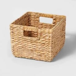Woven Water Hyacinth Milk Crate - Brightroom™ -Brightroom shop GUEST b47e9f1f 9abc 4e53 8d65 1598e2c083d3