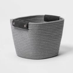 11" Decorative Coiled Rope Basket - Brightroom™ Gray -Brightroom shop GUEST c4b0def5 d114 4e78 82f4 4392ebdfd3c2