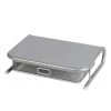 Mesh Monitor Stand with Drawer Silver - Brightroom™ -Brightroom shop GUEST d81fb111 e25a 4a61 b9d6 e5b76a324007