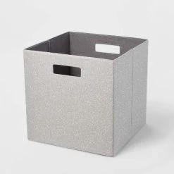 13" x 13" Fabric Bin - Brightroom™ Taupe -Brightroom shop GUEST db3c783d 37f8 48f5 9383 6ae3aabe959a