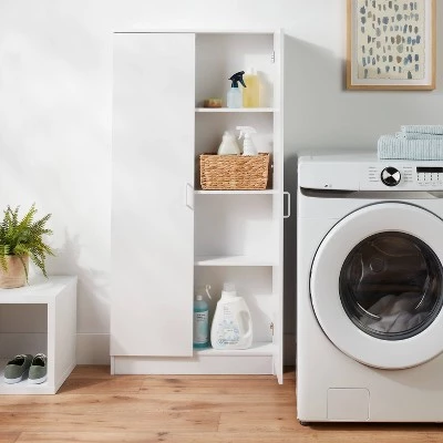 Wall Mounted Shallow Storage Cabinet White - Brightroom™ 3 Wall Mounted Shallow Storage Cabinet White - Brightroom™