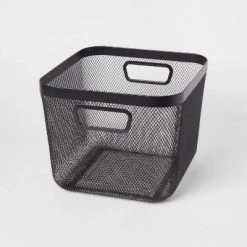Metal Mesh Bin Black - Brightroom™ -Brightroom shop GUEST ddd4a9ec 86e5 4dd5 b65f 6aa82d39e720