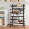6 Tier Metal Rolling Shoe Rack - Brightroom™ -Brightroom shop GUEST de520127 d3ea 45f8 b926 8a8e78af9405