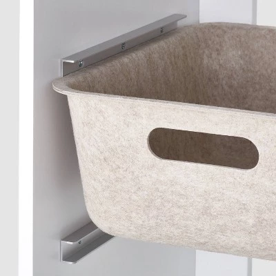 Short Sliding Bin Cube White - Brightroom™ 4 Short Sliding Bin Cube White - Brightroom™ - Image 2