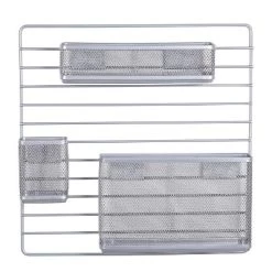 Mesh Additional Wall Organization Tools Silver - Brightroom™