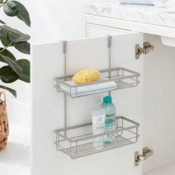 Over the Cabinet Tiered Storage - Brightroom™ Matte White