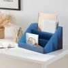 Large Desktop Organizer Shadow Blue - Brightroom™ -Brightroom shop GUEST f4af8563 2f84 421d a505 6dcb24f4cab7